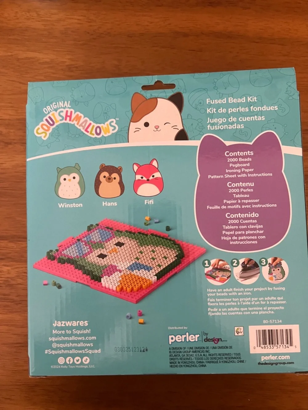 Squishmallows Fused Bead Kit - Multicolor